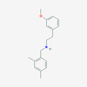 N-[(2,4-dimethylphenyl)methyl]-2-(3-methoxyphenyl)ethanamine