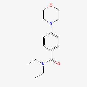 molecular formula C15H22N2O2 B4574765 N,N-diethyl-4-(4-morpholinyl)benzamide 