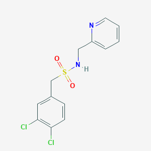 1-(3,4-dichlorophenyl)-N-(2-pyridinylmethyl)methanesulfonamide