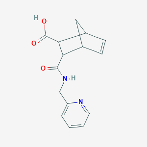 3-[(Pyridin-2-ylmethyl)-carbamoyl]-bicyclo[2.2.1]hept-5-ene-2-carboxylic acid