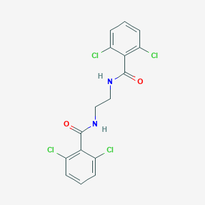 2,6-dichloro-N-{2-[(2,6-dichlorobenzoyl)amino]ethyl}benzamide