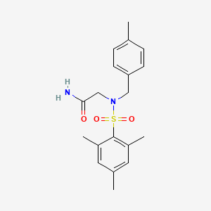 N~2~-(mesitylsulfonyl)-N~2~-(4-methylbenzyl)glycinamide