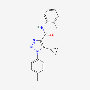 5-cyclopropyl-N-(2-methylphenyl)-1-(4-methylphenyl)-1H-1,2,3-triazole-4-carboxamide