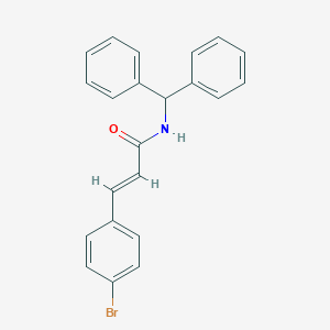 molecular formula C22H18BrNO B457494 N-benzhydryl-3-(4-bromophenyl)acrylamide 