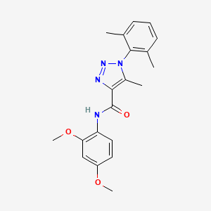 N-(2,4-dimethoxyphenyl)-1-(2,6-dimethylphenyl)-5-methyl-1H-1,2,3-triazole-4-carboxamide