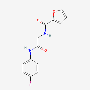 N-{2-[(4-fluorophenyl)amino]-2-oxoethyl}-2-furamide