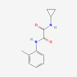 N-cyclopropyl-N'-(2-methylphenyl)oxamide