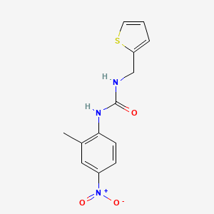 N-(2-methyl-4-nitrophenyl)-N'-(2-thienylmethyl)urea