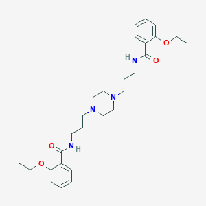 molecular formula C28H40N4O4 B457520 2-ethoxy-N-[3-(4-{3-[(2-ethoxybenzoyl)amino]propyl}-1-piperazinyl)propyl]benzamide 