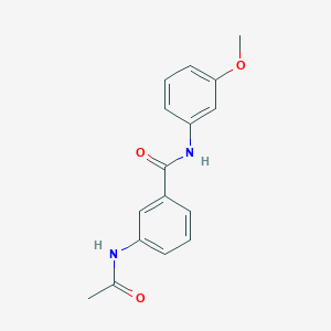 molecular formula C16H16N2O3 B4575203 3-(acetylamino)-N-(3-methoxyphenyl)benzamide 