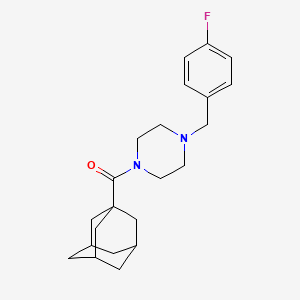 1-(1-adamantylcarbonyl)-4-(4-fluorobenzyl)piperazine