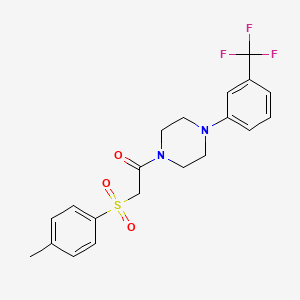 1-{[(4-methylphenyl)sulfonyl]acetyl}-4-[3-(trifluoromethyl)phenyl]piperazine