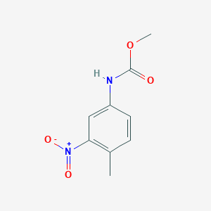 molecular formula C9H10N2O4 B457525 methyl N-(4-methyl-3-nitrophenyl)carbamate CAS No. 63379-18-0