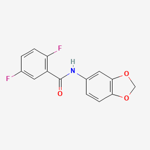 N-1,3-benzodioxol-5-yl-2,5-difluorobenzamide