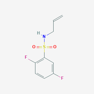 molecular formula C9H9F2NO2S B4575355 N-allyl-2,5-difluorobenzenesulfonamide 