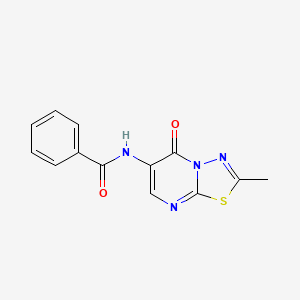 N-(2-methyl-5-oxo-5H-[1,3,4]thiadiazolo[3,2-a]pyrimidin-6-yl)benzamide