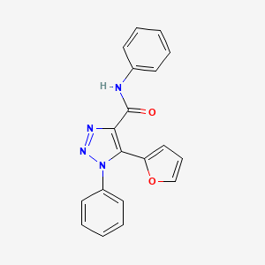 5-(2-furyl)-N,1-diphenyl-1H-1,2,3-triazole-4-carboxamide