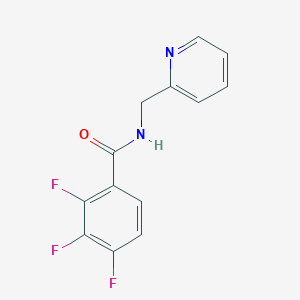 molecular formula C13H9F3N2O B4575377 2,3,4-trifluoro-N-(2-pyridinylmethyl)benzamide 