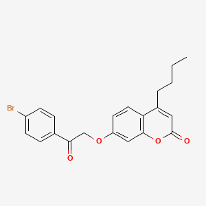 7-[2-(4-bromophenyl)-2-oxoethoxy]-4-butyl-2H-chromen-2-one