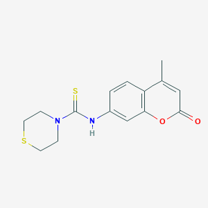 N-(4-methyl-2-oxo-2H-chromen-7-yl)-4-thiomorpholinecarbothioamide