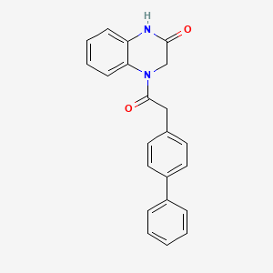 4-(4-biphenylylacetyl)-3,4-dihydro-2(1H)-quinoxalinone