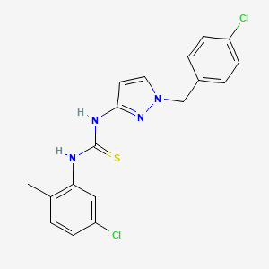 N-[1-(4-chlorobenzyl)-1H-pyrazol-3-yl]-N'-(5-chloro-2-methylphenyl)thiourea