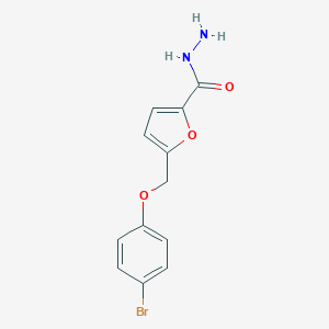 5-[(4-Bromophenoxy)methyl]furan-2-carbohydrazide