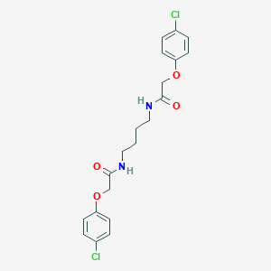 2-(4-chlorophenoxy)-N-(4-{[(4-chlorophenoxy)acetyl]amino}butyl)acetamide