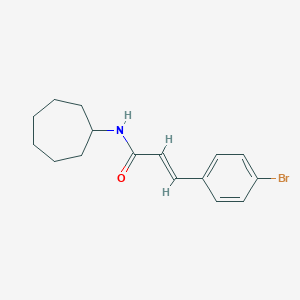 3-(4-bromophenyl)-N-cycloheptylacrylamide