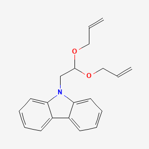 molecular formula C20H21NO2 B4575594 9-[2,2-bis(allyloxy)ethyl]-9H-carbazole 