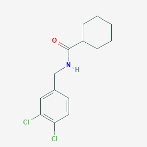 molecular formula C14H17Cl2NO B457560 N-(3,4-dichlorobenzyl)cyclohexanecarboxamide 