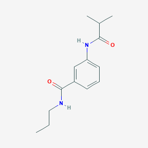 3-(isobutyrylamino)-N-propylbenzamide