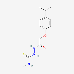 2-[(4-isopropylphenoxy)acetyl]-N-methylhydrazinecarbothioamide