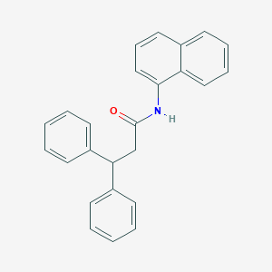 molecular formula C25H21NO B457564 N-(1-naphthyl)-3,3-diphenylpropanamide 