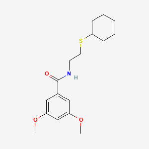 N-[2-(cyclohexylthio)ethyl]-3,5-dimethoxybenzamide