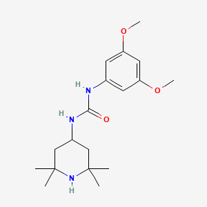 N-(3,5-dimethoxyphenyl)-N'-(2,2,6,6-tetramethyl-4-piperidinyl)urea