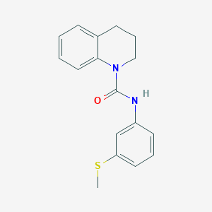 N-[3-(methylthio)phenyl]-3,4-dihydro-1(2H)-quinolinecarboxamide