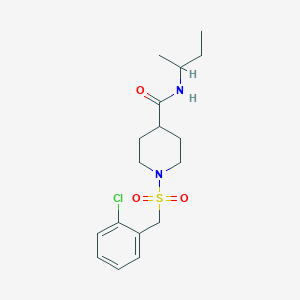 N-(sec-butyl)-1-[(2-chlorobenzyl)sulfonyl]-4-piperidinecarboxamide