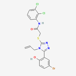 2-{[4-allyl-5-(5-bromo-2-hydroxyphenyl)-4H-1,2,4-triazol-3-yl]thio}-N-(2,3-dichlorophenyl)acetamide