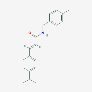 molecular formula C20H23NO B457583 3-(4-isopropylphenyl)-N-(4-methylbenzyl)acrylamide 