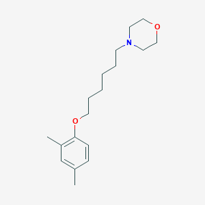 4-[6-(2,4-dimethylphenoxy)hexyl]morpholine