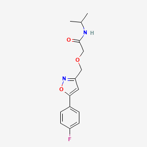 2-{[5-(4-fluorophenyl)-3-isoxazolyl]methoxy}-N-isopropylacetamide