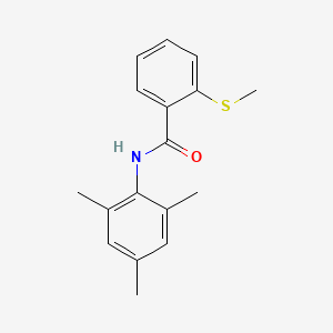 2-(methylsulfanyl)-N-(2,4,6-trimethylphenyl)benzamide