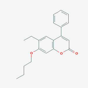 7-butoxy-6-ethyl-4-phenyl-2H-chromen-2-one