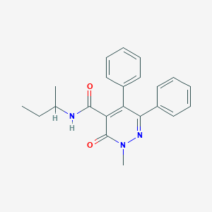 N-(butan-2-yl)-2-methyl-3-oxo-5,6-diphenyl-2,3-dihydropyridazine-4-carboxamide