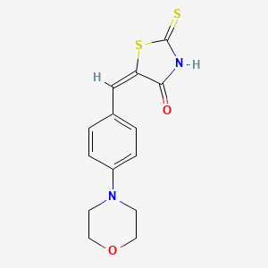 5-[4-(4-morpholinyl)benzylidene]-2-thioxo-1,3-thiazolidin-4-one