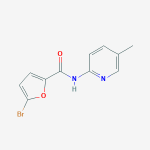 molecular formula C11H9BrN2O2 B457615 5-bromo-N-(5-methyl-2-pyridinyl)-2-furamide 