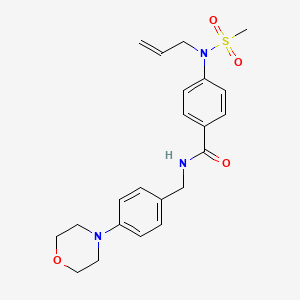 4-[allyl(methylsulfonyl)amino]-N-[4-(4-morpholinyl)benzyl]benzamide