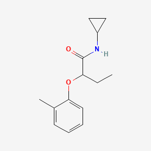 N-cyclopropyl-2-(2-methylphenoxy)butanamide