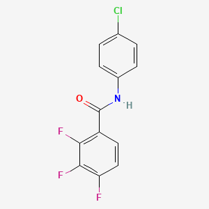 N-(4-chlorophenyl)-2,3,4-trifluorobenzamide